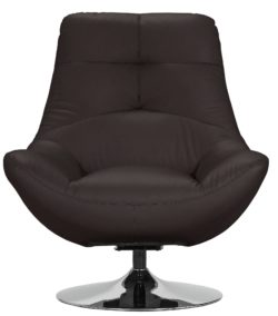 Hygena - Relax - Fabric Chair - Chocolate